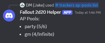 A screenshot of the response in Discord