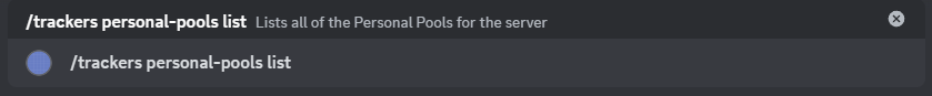 A screenshot of the command definition in Discord